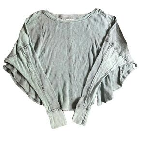 We the Free People Microphone Drop Waffle Knit Thermal